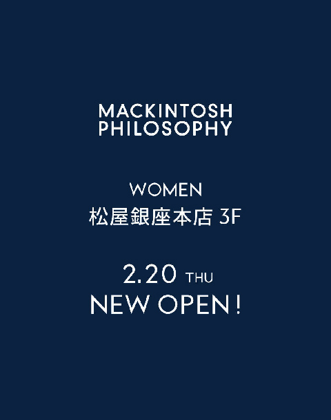 【WOMEN】松屋銀座本店 長期ポップアップショップ オープン